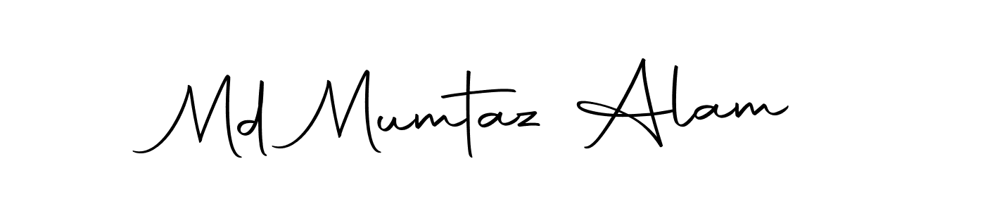 How to make Md Mumtaz Alam name signature. Use Autography-DOLnW style for creating short signs online. This is the latest handwritten sign. Md Mumtaz Alam signature style 10 images and pictures png