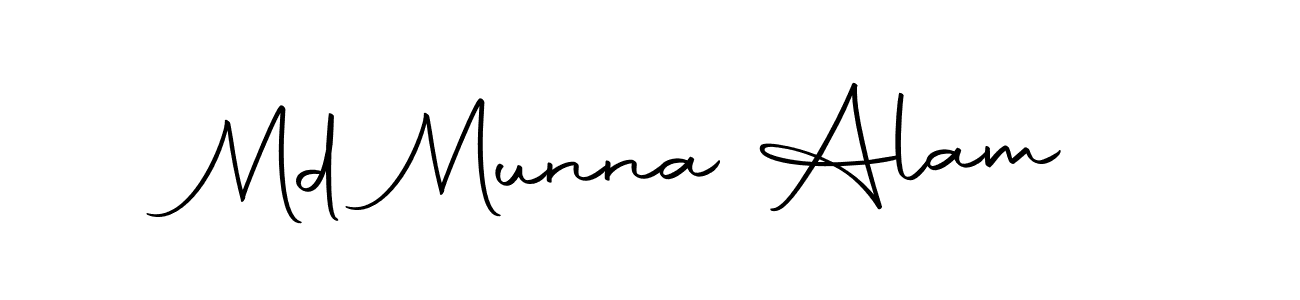 The best way (Autography-DOLnW) to make a short signature is to pick only two or three words in your name. The name Md Munna Alam include a total of six letters. For converting this name. Md Munna Alam signature style 10 images and pictures png