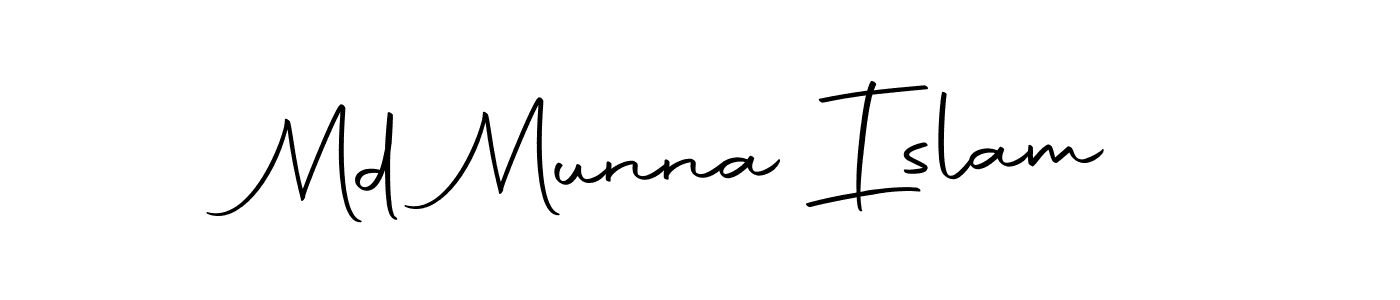 It looks lik you need a new signature style for name Md Munna Islam. Design unique handwritten (Autography-DOLnW) signature with our free signature maker in just a few clicks. Md Munna Islam signature style 10 images and pictures png