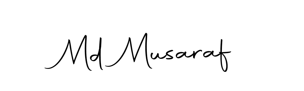 Md Musaraf stylish signature style. Best Handwritten Sign (Autography-DOLnW) for my name. Handwritten Signature Collection Ideas for my name Md Musaraf. Md Musaraf signature style 10 images and pictures png