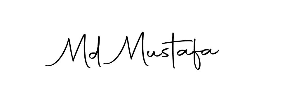 How to make Md Mustafa name signature. Use Autography-DOLnW style for creating short signs online. This is the latest handwritten sign. Md Mustafa signature style 10 images and pictures png