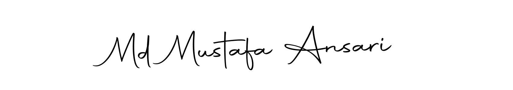 Design your own signature with our free online signature maker. With this signature software, you can create a handwritten (Autography-DOLnW) signature for name Md Mustafa Ansari. Md Mustafa Ansari signature style 10 images and pictures png