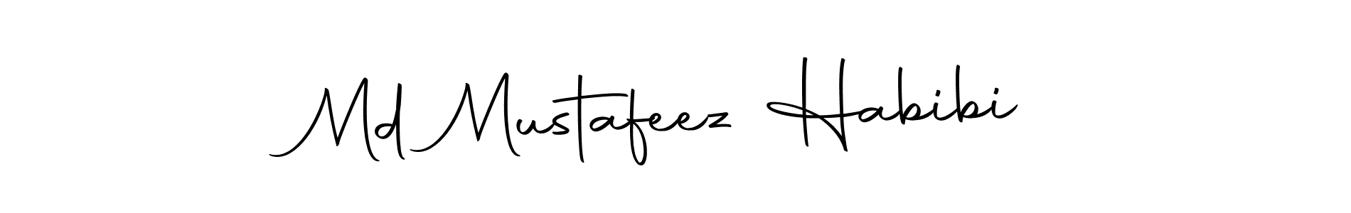 Make a beautiful signature design for name Md Mustafeez Habibi. Use this online signature maker to create a handwritten signature for free. Md Mustafeez Habibi signature style 10 images and pictures png
