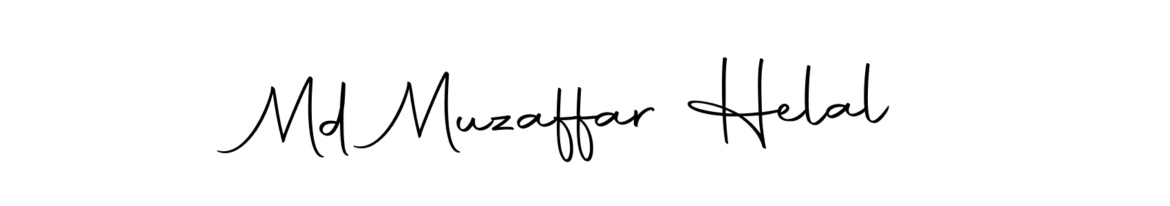 How to make Md Muzaffar Helal signature? Autography-DOLnW is a professional autograph style. Create handwritten signature for Md Muzaffar Helal name. Md Muzaffar Helal signature style 10 images and pictures png