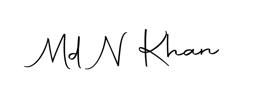 You should practise on your own different ways (Autography-DOLnW) to write your name (Md N Khan) in signature. don't let someone else do it for you. Md N Khan signature style 10 images and pictures png