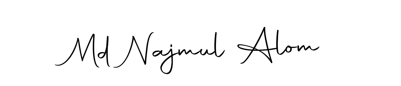 How to make Md Najmul Alom signature? Autography-DOLnW is a professional autograph style. Create handwritten signature for Md Najmul Alom name. Md Najmul Alom signature style 10 images and pictures png