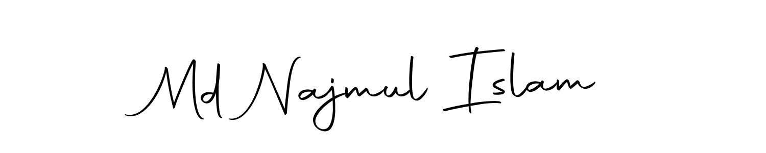 Make a beautiful signature design for name Md Najmul Islam. With this signature (Autography-DOLnW) style, you can create a handwritten signature for free. Md Najmul Islam signature style 10 images and pictures png