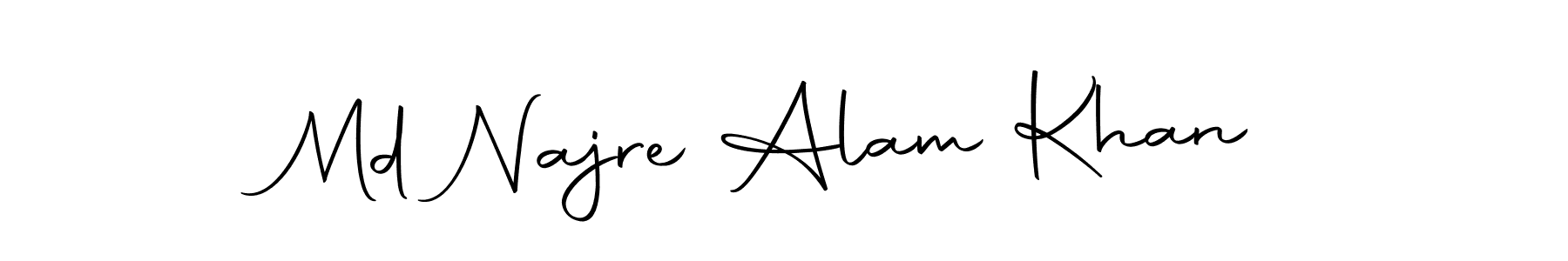 Make a beautiful signature design for name Md Najre Alam Khan. Use this online signature maker to create a handwritten signature for free. Md Najre Alam Khan signature style 10 images and pictures png