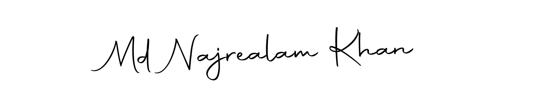 Make a beautiful signature design for name Md Najrealam Khan. Use this online signature maker to create a handwritten signature for free. Md Najrealam Khan signature style 10 images and pictures png