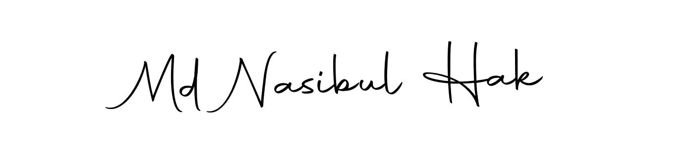 You should practise on your own different ways (Autography-DOLnW) to write your name (Md Nasibul Hak) in signature. don't let someone else do it for you. Md Nasibul Hak signature style 10 images and pictures png