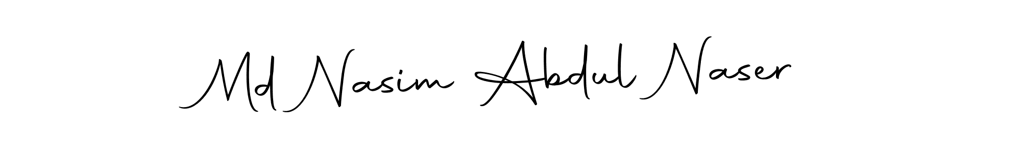The best way (Autography-DOLnW) to make a short signature is to pick only two or three words in your name. The name Md Nasim Abdul Naser include a total of six letters. For converting this name. Md Nasim Abdul Naser signature style 10 images and pictures png
