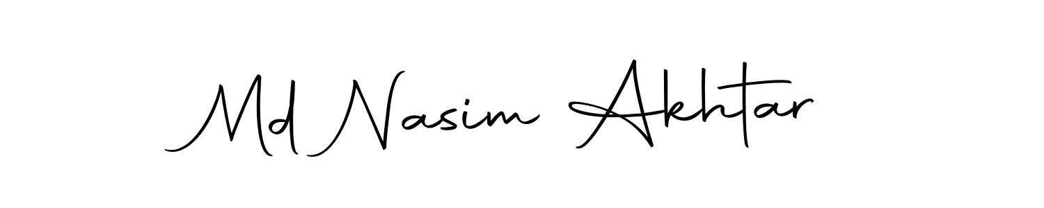 The best way (Autography-DOLnW) to make a short signature is to pick only two or three words in your name. The name Md Nasim Akhtar include a total of six letters. For converting this name. Md Nasim Akhtar signature style 10 images and pictures png