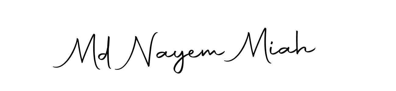 Make a beautiful signature design for name Md Nayem Miah. Use this online signature maker to create a handwritten signature for free. Md Nayem Miah signature style 10 images and pictures png