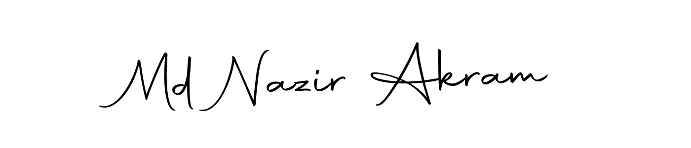 Use a signature maker to create a handwritten signature online. With this signature software, you can design (Autography-DOLnW) your own signature for name Md Nazir Akram. Md Nazir Akram signature style 10 images and pictures png