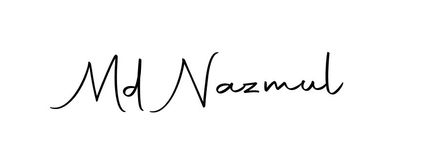 Make a beautiful signature design for name Md Nazmul. With this signature (Autography-DOLnW) style, you can create a handwritten signature for free. Md Nazmul signature style 10 images and pictures png