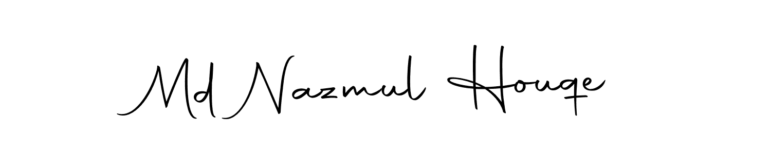 Also we have Md Nazmul Houqe name is the best signature style. Create professional handwritten signature collection using Autography-DOLnW autograph style. Md Nazmul Houqe signature style 10 images and pictures png