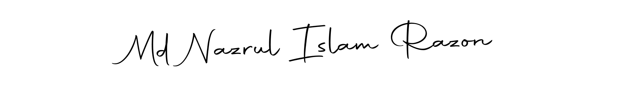 Also we have Md Nazrul Islam Razon name is the best signature style. Create professional handwritten signature collection using Autography-DOLnW autograph style. Md Nazrul Islam Razon signature style 10 images and pictures png