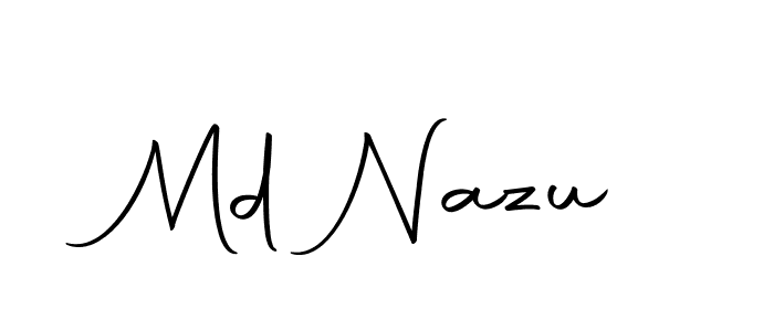 if you are searching for the best signature style for your name Md Nazu. so please give up your signature search. here we have designed multiple signature styles  using Autography-DOLnW. Md Nazu signature style 10 images and pictures png