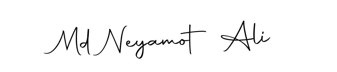 if you are searching for the best signature style for your name Md Neyamot Ali. so please give up your signature search. here we have designed multiple signature styles  using Autography-DOLnW. Md Neyamot Ali signature style 10 images and pictures png