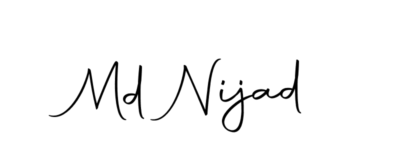 if you are searching for the best signature style for your name Md Nijad. so please give up your signature search. here we have designed multiple signature styles  using Autography-DOLnW. Md Nijad signature style 10 images and pictures png