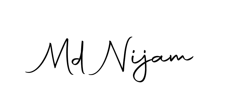 Make a beautiful signature design for name Md Nijam. Use this online signature maker to create a handwritten signature for free. Md Nijam signature style 10 images and pictures png