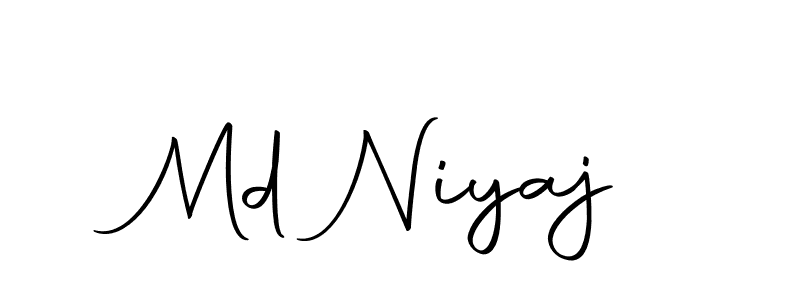 Use a signature maker to create a handwritten signature online. With this signature software, you can design (Autography-DOLnW) your own signature for name Md Niyaj. Md Niyaj signature style 10 images and pictures png