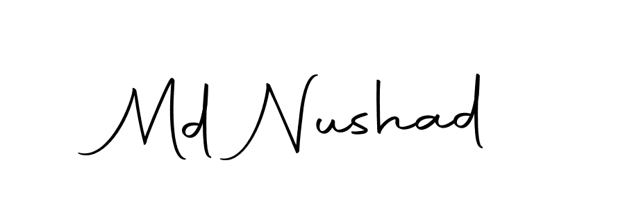 Make a beautiful signature design for name Md Nushad. Use this online signature maker to create a handwritten signature for free. Md Nushad signature style 10 images and pictures png