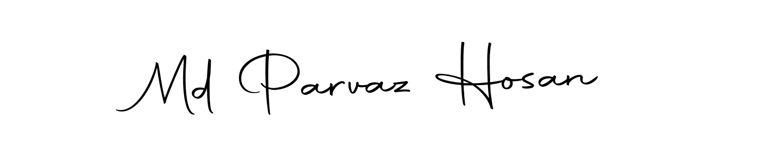 Make a beautiful signature design for name Md Parvaz Hosan. With this signature (Autography-DOLnW) style, you can create a handwritten signature for free. Md Parvaz Hosan signature style 10 images and pictures png