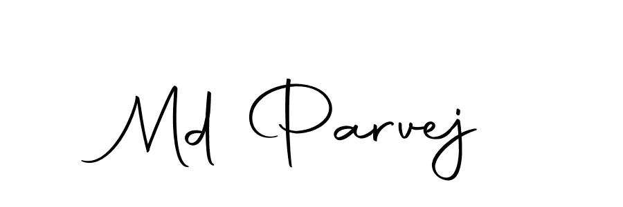 The best way (Autography-DOLnW) to make a short signature is to pick only two or three words in your name. The name Md Parvej include a total of six letters. For converting this name. Md Parvej signature style 10 images and pictures png