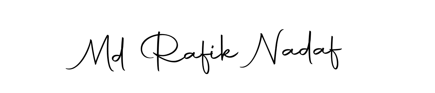 Md Rafik Nadaf stylish signature style. Best Handwritten Sign (Autography-DOLnW) for my name. Handwritten Signature Collection Ideas for my name Md Rafik Nadaf. Md Rafik Nadaf signature style 10 images and pictures png