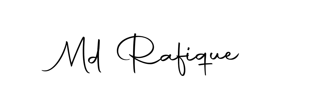 Design your own signature with our free online signature maker. With this signature software, you can create a handwritten (Autography-DOLnW) signature for name Md Rafique. Md Rafique signature style 10 images and pictures png