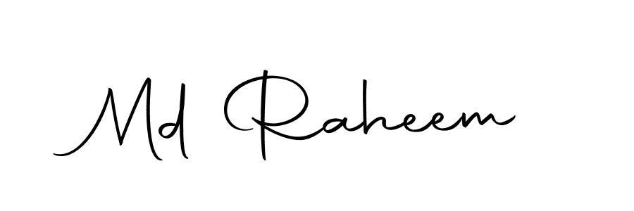 Make a beautiful signature design for name Md Raheem. With this signature (Autography-DOLnW) style, you can create a handwritten signature for free. Md Raheem signature style 10 images and pictures png