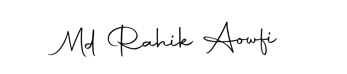 You can use this online signature creator to create a handwritten signature for the name Md Rahik Aowfi. This is the best online autograph maker. Md Rahik Aowfi signature style 10 images and pictures png