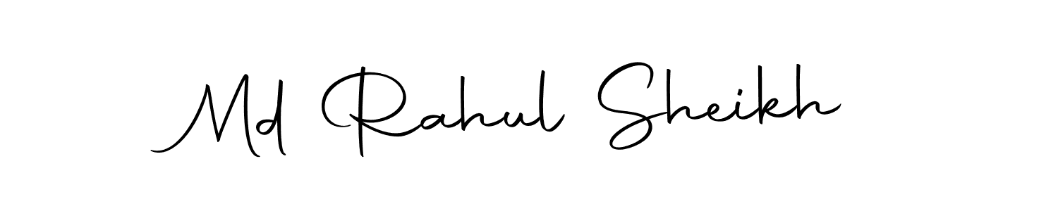 Use a signature maker to create a handwritten signature online. With this signature software, you can design (Autography-DOLnW) your own signature for name Md Rahul Sheikh. Md Rahul Sheikh signature style 10 images and pictures png