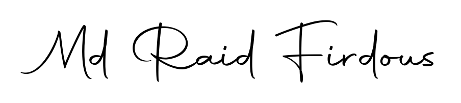 This is the best signature style for the Md Raid Firdous name. Also you like these signature font (Autography-DOLnW). Mix name signature. Md Raid Firdous signature style 10 images and pictures png