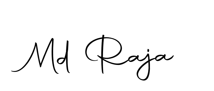 Create a beautiful signature design for name Md Raja. With this signature (Autography-DOLnW) fonts, you can make a handwritten signature for free. Md Raja signature style 10 images and pictures png