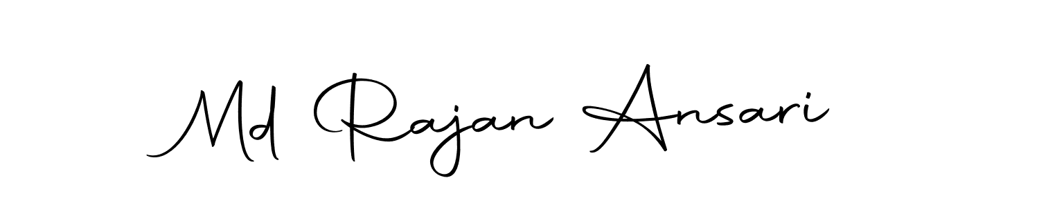 How to make Md Rajan Ansari signature? Autography-DOLnW is a professional autograph style. Create handwritten signature for Md Rajan Ansari name. Md Rajan Ansari signature style 10 images and pictures png