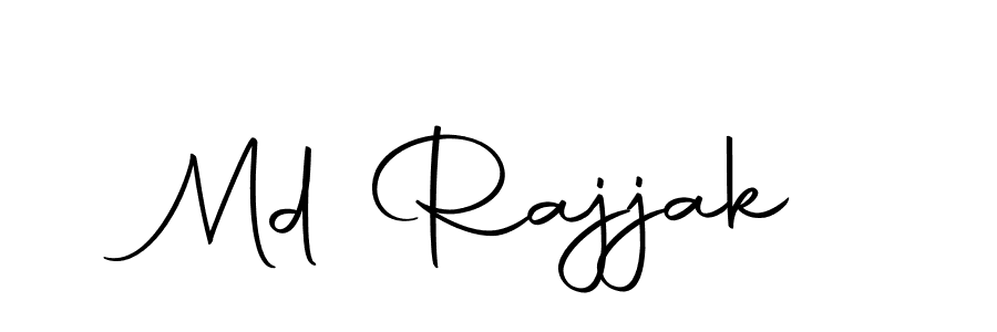 Use a signature maker to create a handwritten signature online. With this signature software, you can design (Autography-DOLnW) your own signature for name Md Rajjak. Md Rajjak signature style 10 images and pictures png