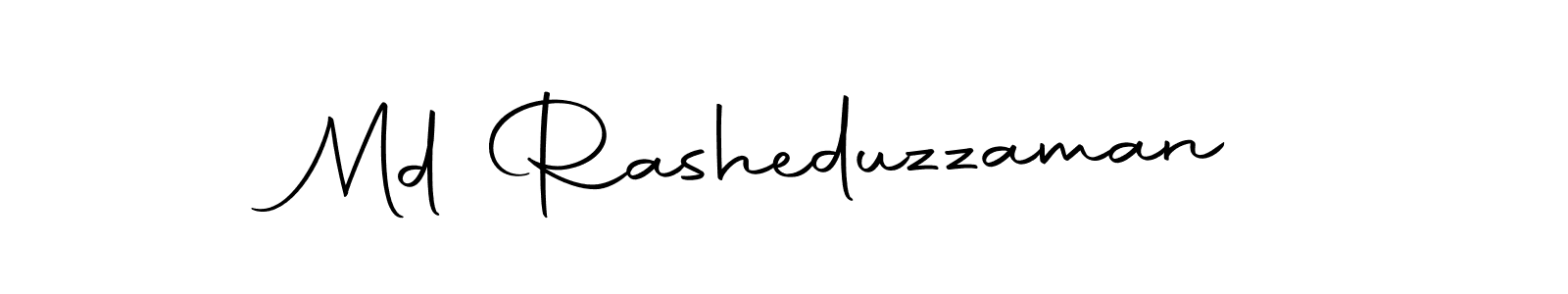 The best way (Autography-DOLnW) to make a short signature is to pick only two or three words in your name. The name Md Rasheduzzaman include a total of six letters. For converting this name. Md Rasheduzzaman signature style 10 images and pictures png