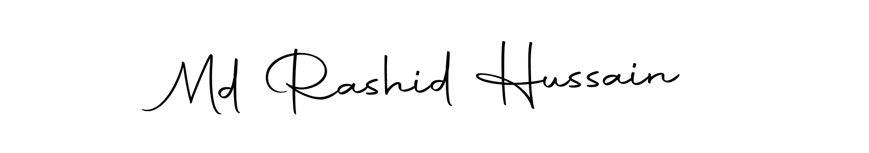 Make a short Md Rashid Hussain signature style. Manage your documents anywhere anytime using Autography-DOLnW. Create and add eSignatures, submit forms, share and send files easily. Md Rashid Hussain signature style 10 images and pictures png