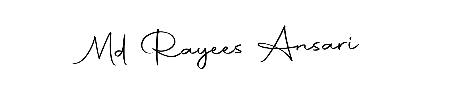 The best way (Autography-DOLnW) to make a short signature is to pick only two or three words in your name. The name Md Rayees Ansari include a total of six letters. For converting this name. Md Rayees Ansari signature style 10 images and pictures png