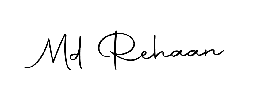 Create a beautiful signature design for name Md Rehaan. With this signature (Autography-DOLnW) fonts, you can make a handwritten signature for free. Md Rehaan signature style 10 images and pictures png