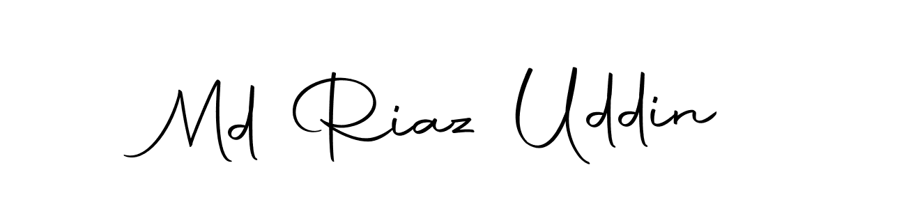 Create a beautiful signature design for name Md Riaz Uddin. With this signature (Autography-DOLnW) fonts, you can make a handwritten signature for free. Md Riaz Uddin signature style 10 images and pictures png