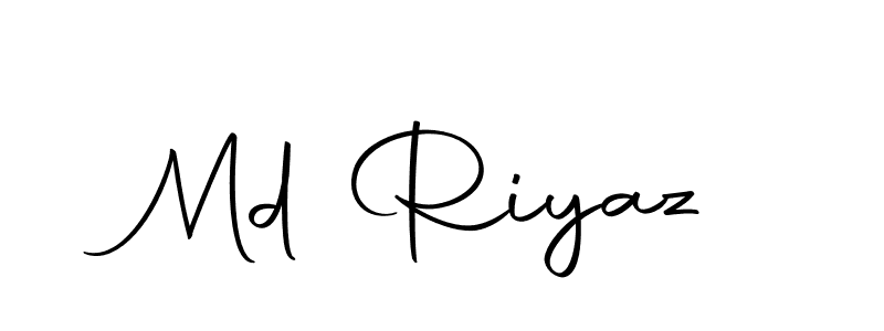 Design your own signature with our free online signature maker. With this signature software, you can create a handwritten (Autography-DOLnW) signature for name Md Riyaz. Md Riyaz signature style 10 images and pictures png