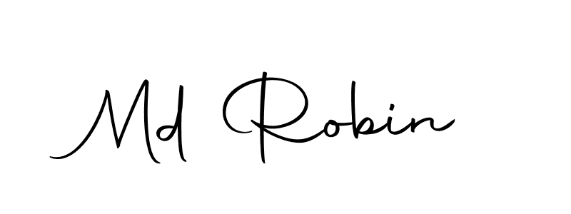 The best way (Autography-DOLnW) to make a short signature is to pick only two or three words in your name. The name Md Robin include a total of six letters. For converting this name. Md Robin signature style 10 images and pictures png