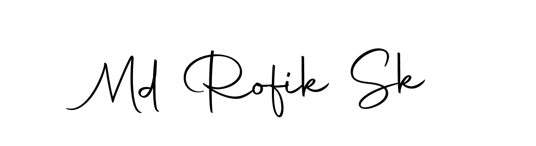 Use a signature maker to create a handwritten signature online. With this signature software, you can design (Autography-DOLnW) your own signature for name Md Rofik Sk. Md Rofik Sk signature style 10 images and pictures png