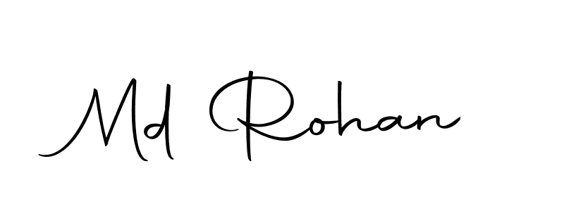 How to make Md Rohan signature? Autography-DOLnW is a professional autograph style. Create handwritten signature for Md Rohan name. Md Rohan signature style 10 images and pictures png