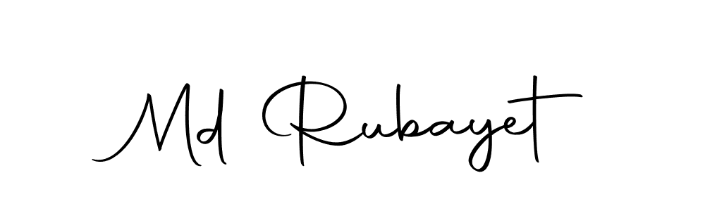 if you are searching for the best signature style for your name Md Rubayet. so please give up your signature search. here we have designed multiple signature styles  using Autography-DOLnW. Md Rubayet signature style 10 images and pictures png