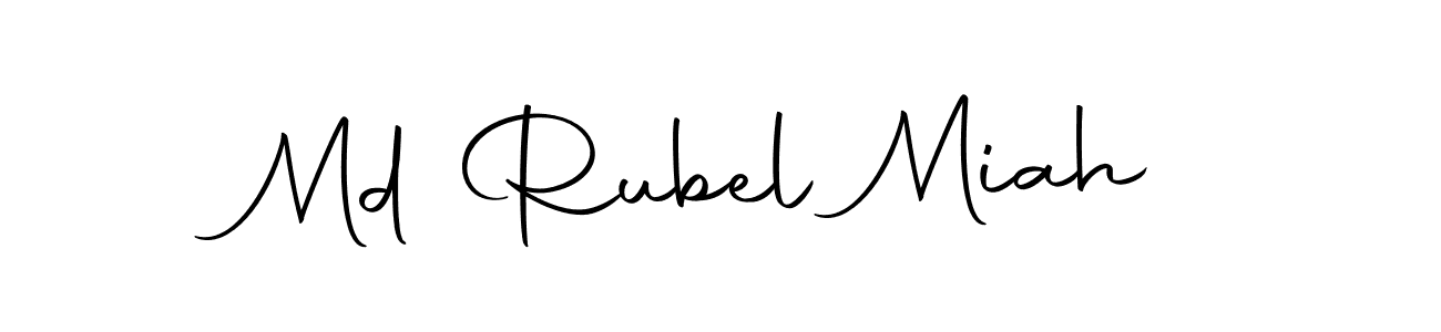 Use a signature maker to create a handwritten signature online. With this signature software, you can design (Autography-DOLnW) your own signature for name Md Rubel Miah. Md Rubel Miah signature style 10 images and pictures png