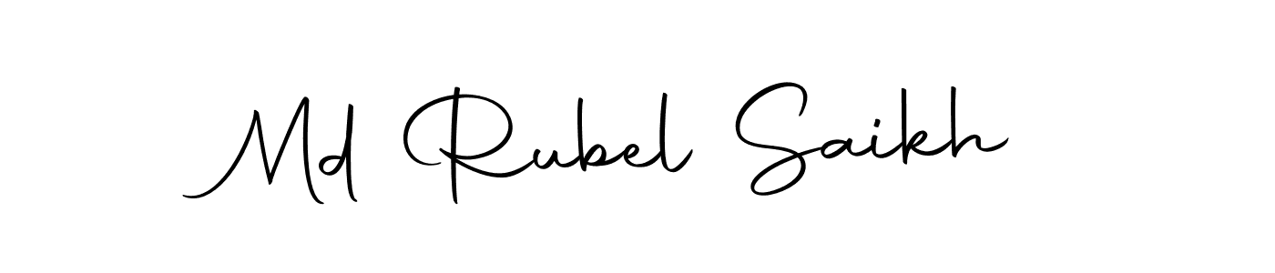 The best way (Autography-DOLnW) to make a short signature is to pick only two or three words in your name. The name Md Rubel Saikh include a total of six letters. For converting this name. Md Rubel Saikh signature style 10 images and pictures png